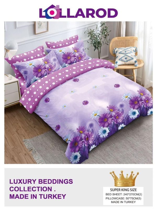2 Kingsize Bedsheet 1 (4 Pillow Cases)