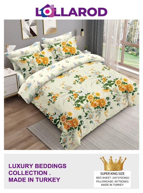 2 Kingsize Bedsheet 9 (4 Pillow Cases)