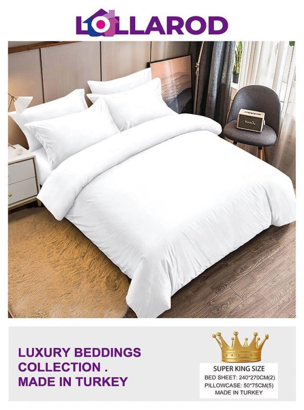 2 Kingsize Bedsheet 7 (4 Pillow Cases)